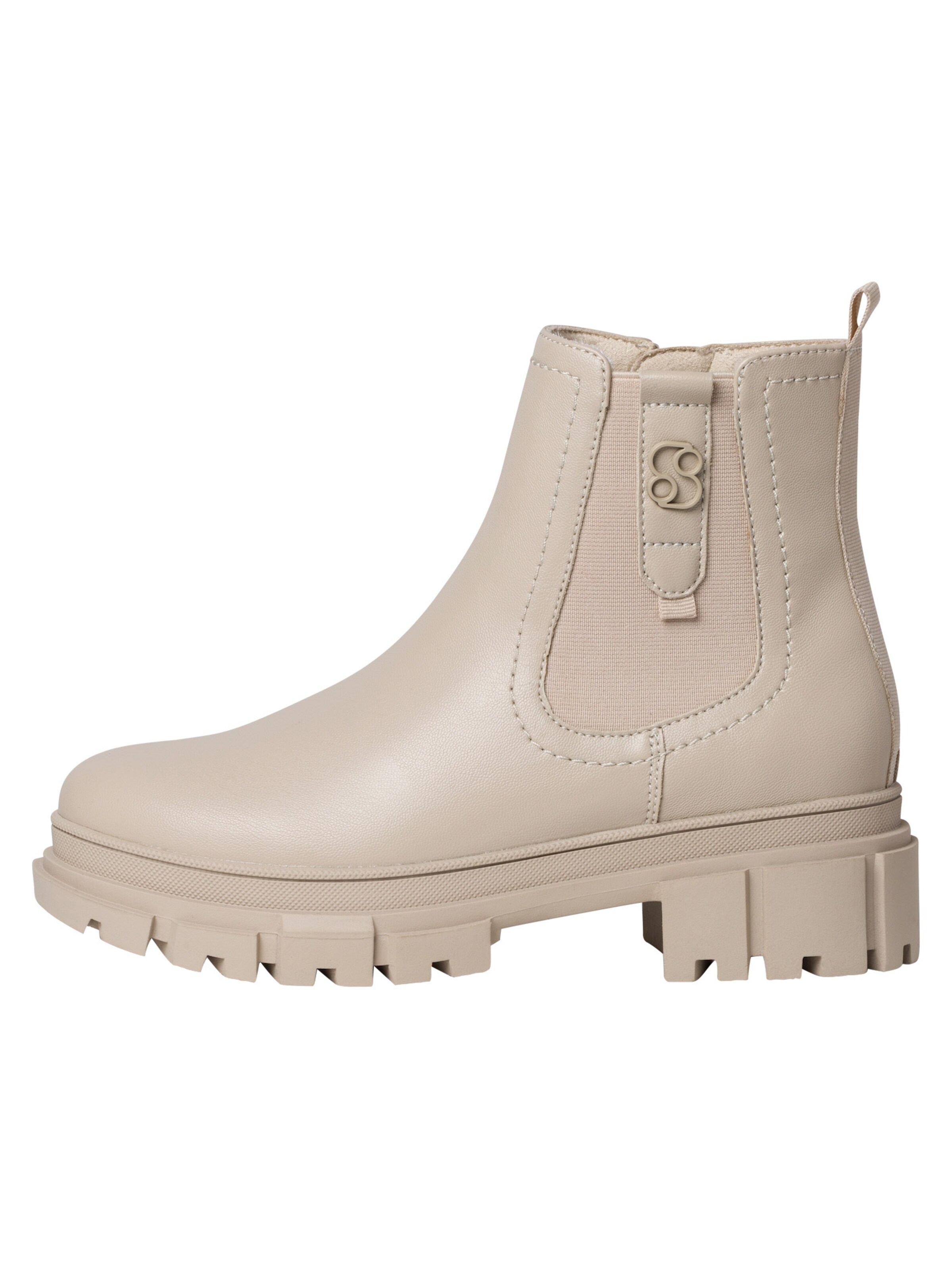 s.Oliver Chelsea boots in Beige
