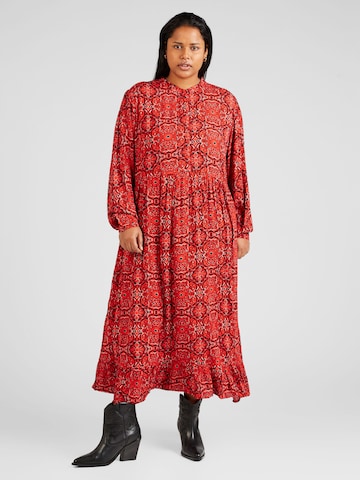 ONLY Carmakoma Dress 'Groa' in Red: front