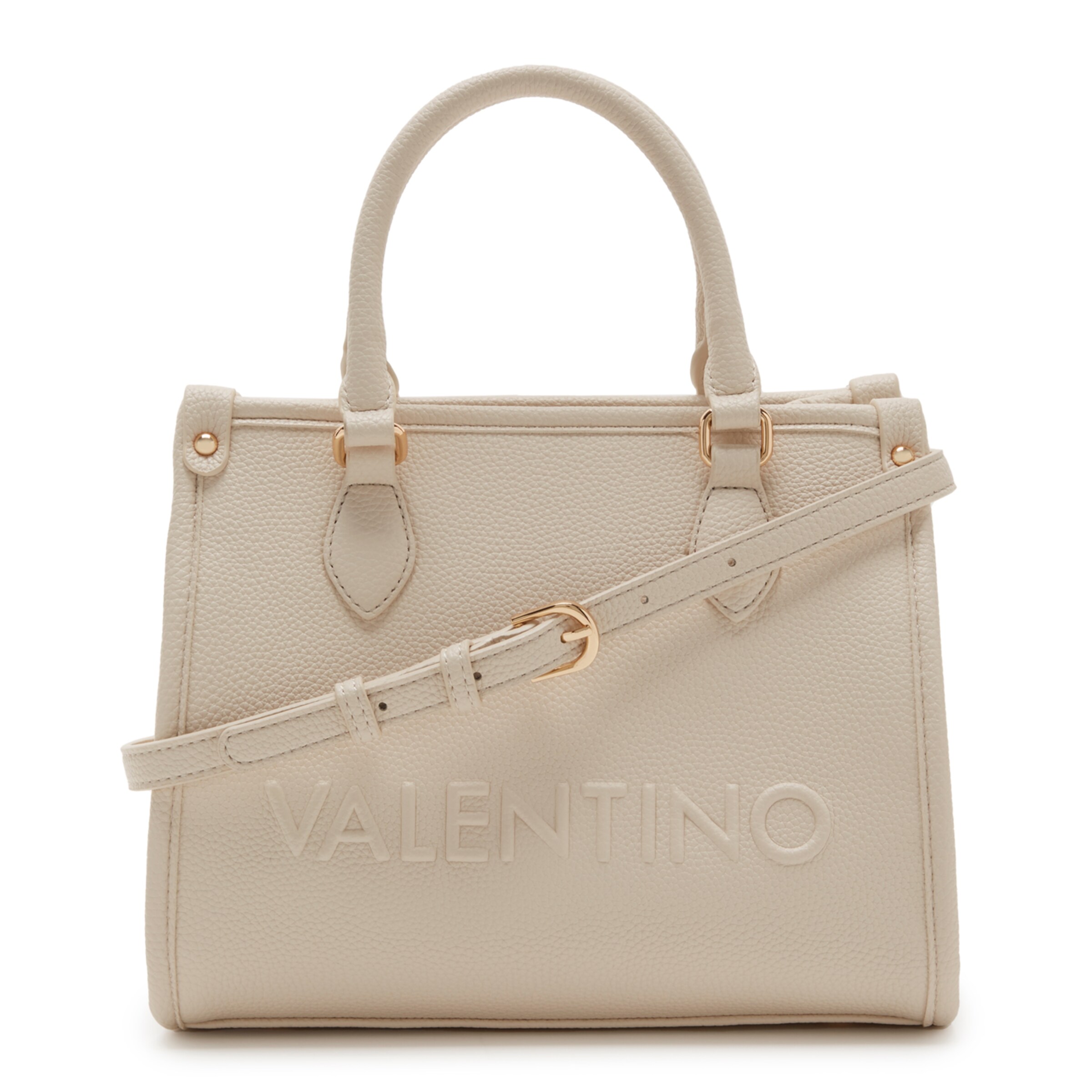 Shopping Cuir Beige Sac Shopping Valentino Jasmin - Beige Pour