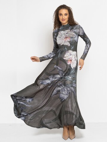 JIORO Jurk 'ORCHID ICE' in Grijs