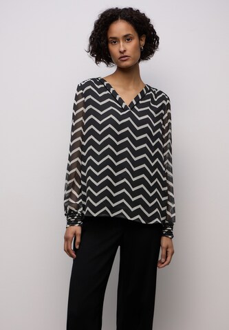 STREET ONE Bluse in Schwarz: Vorderseite