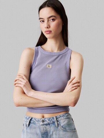 Calvin Klein Jeans Top in Purple: front