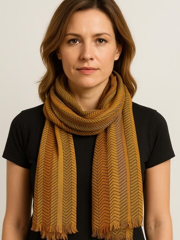 COLLEZIONE ALESSANDRO Scarf 'Lenni' in Red