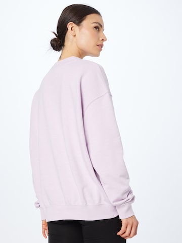 NIKE Sport sweatshirt i lila