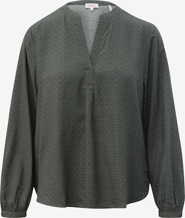 s.Oliver Blouse in Groen: voorkant