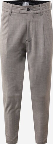 DRYKORN Pleat-Front Pants 'Chasy' in Grey: front