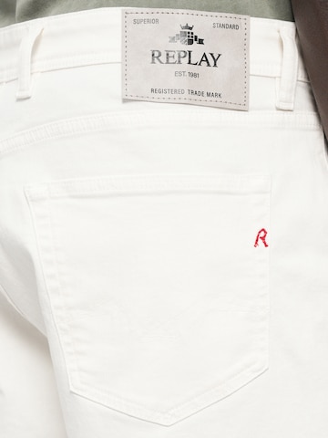 REPLAY Regular Jeans 'GROVER' in Wit