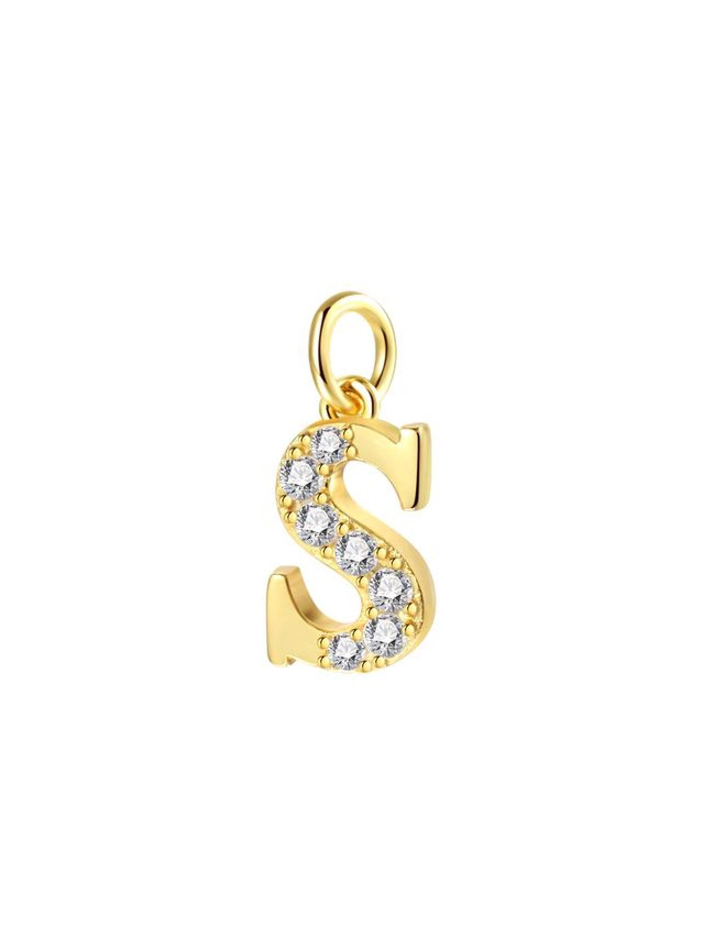 Hey Happiness - Cadena 'Letter S' en oro