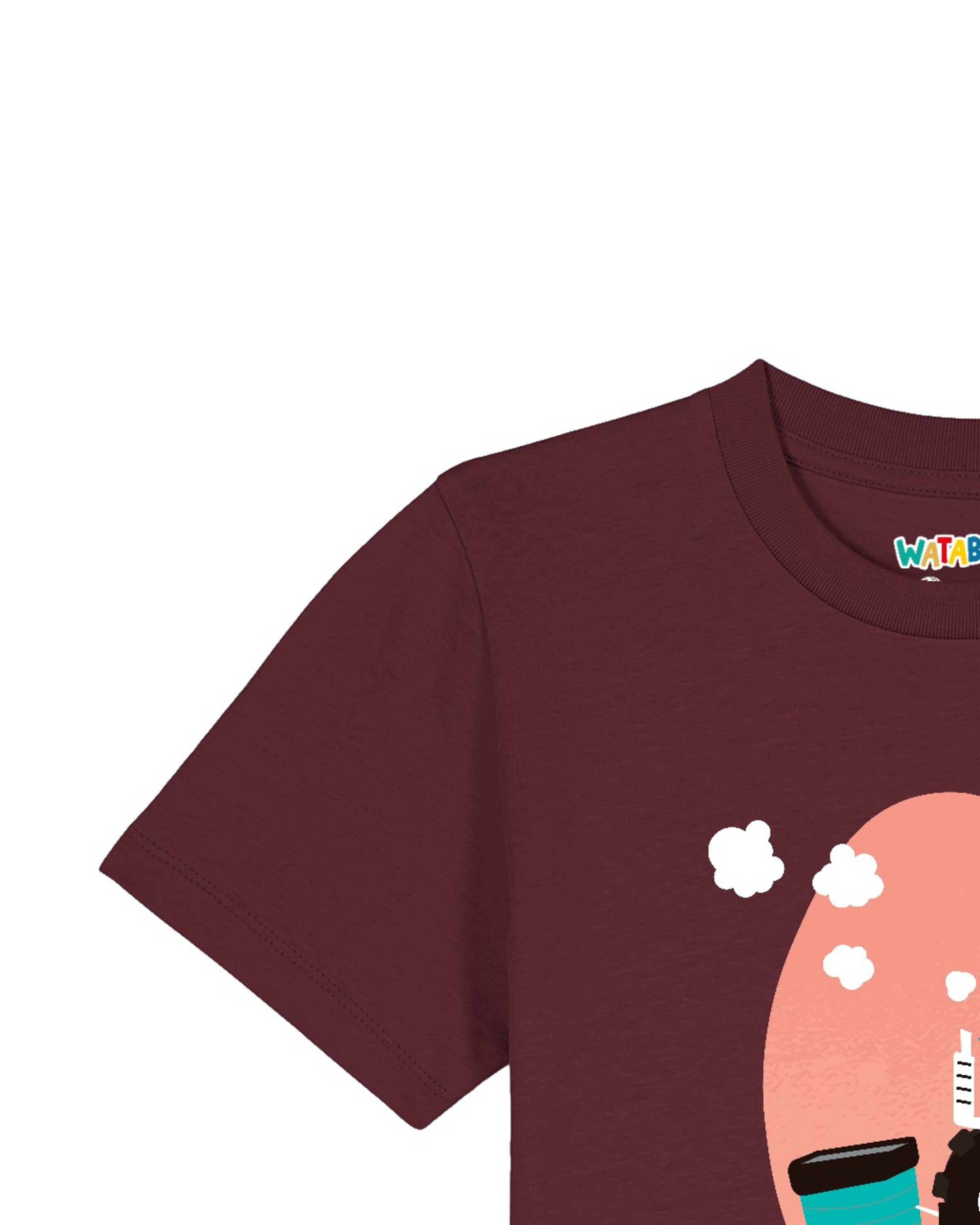 Maglietta 'Traktor' di watabout.kids in rosso