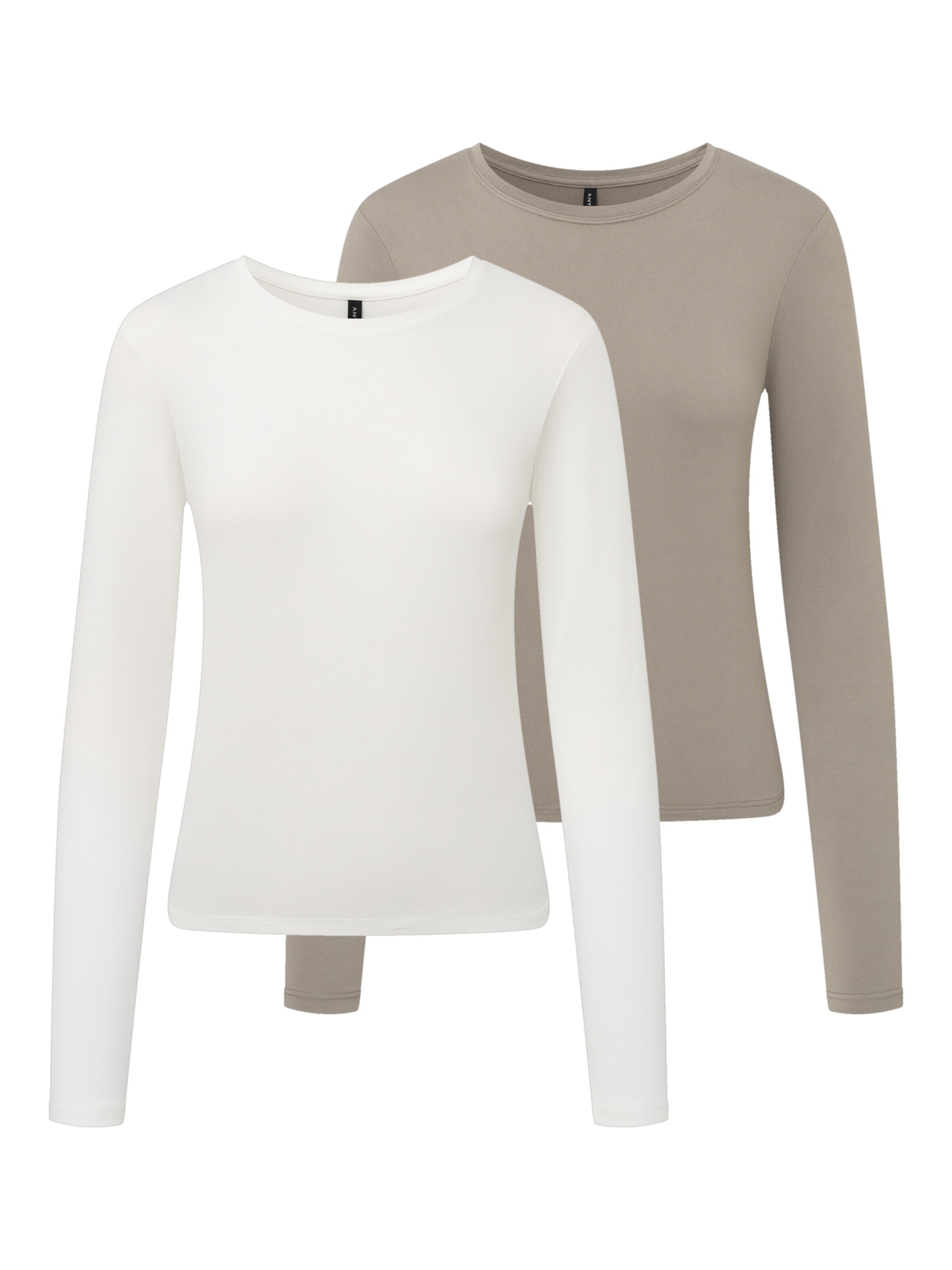 Antargo Shirt 'Ines'‌‌‌‌‌‌‌ in Grau: Vorderseite
