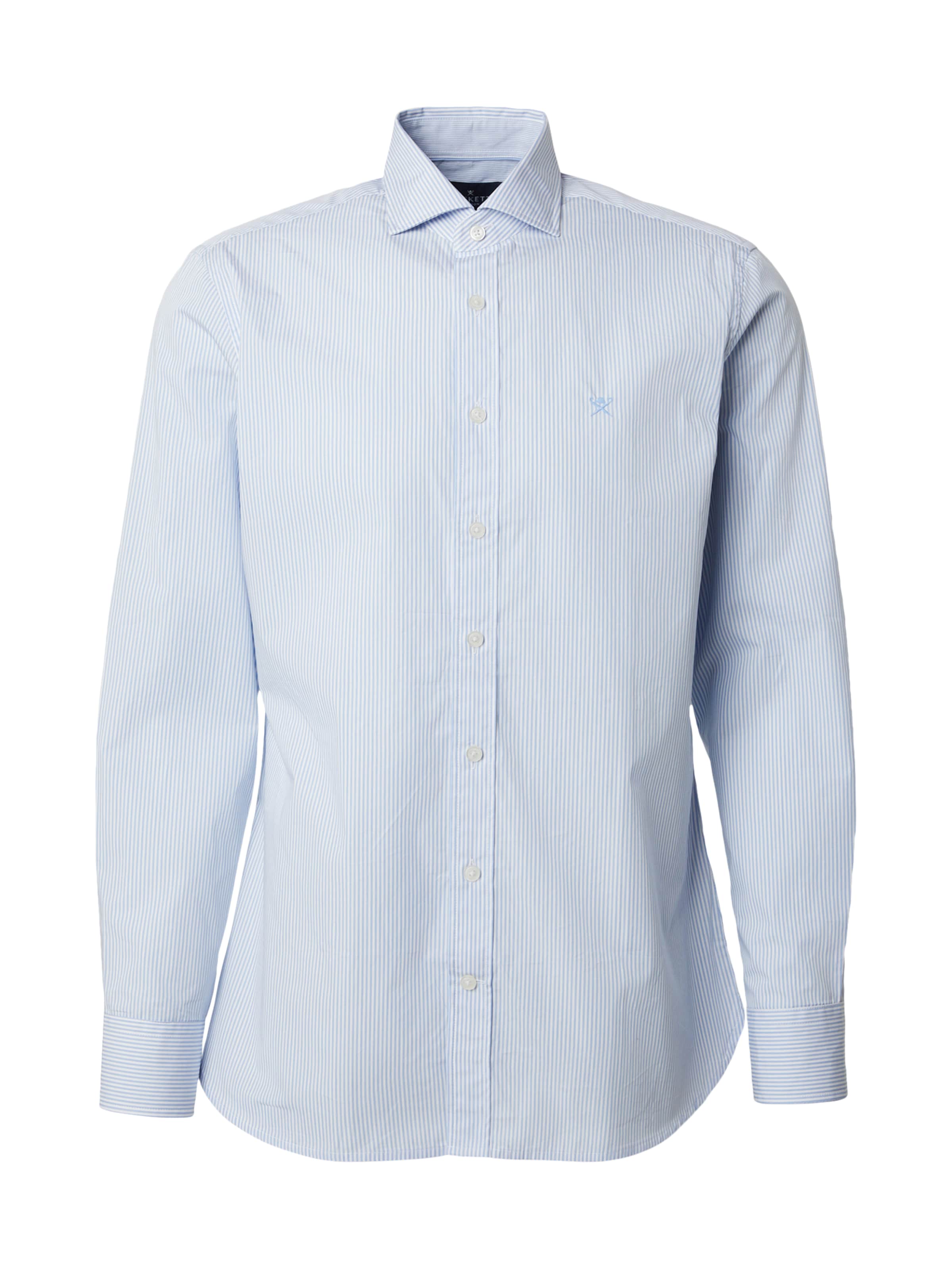 Hackett London Slim Fit Hemd in Blau: Vorderseite