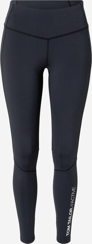 Skinny Leggings TOM TAILOR en noir : devant