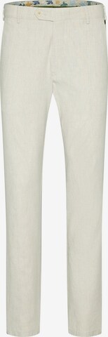 Regular Pantalon chino MEYER en beige : devant