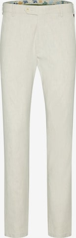 Regular Pantalon chino MEYER en beige : devant