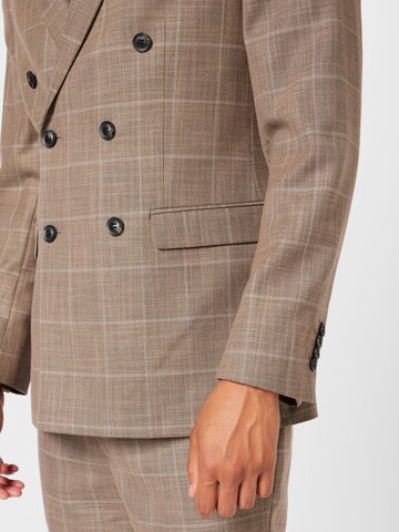 TOPMAN Regular fit Suit Jacket in Beige