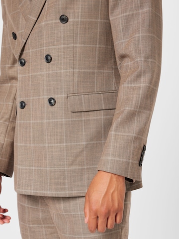 TOPMAN Regular fit Suit Jacket in Beige