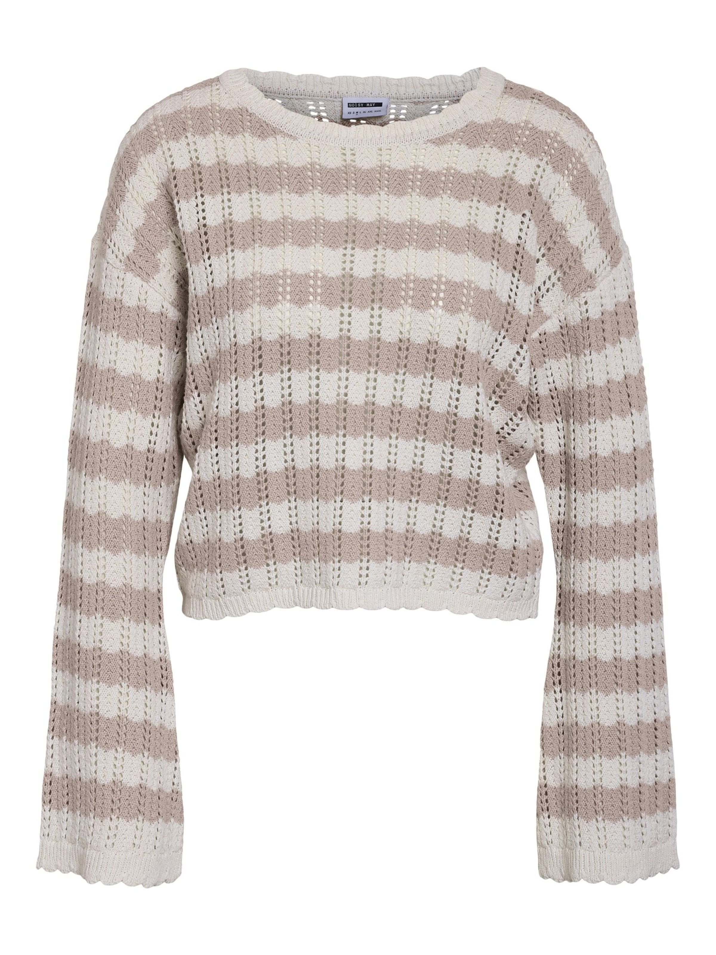 Noisy may - Jersey en beige: frente