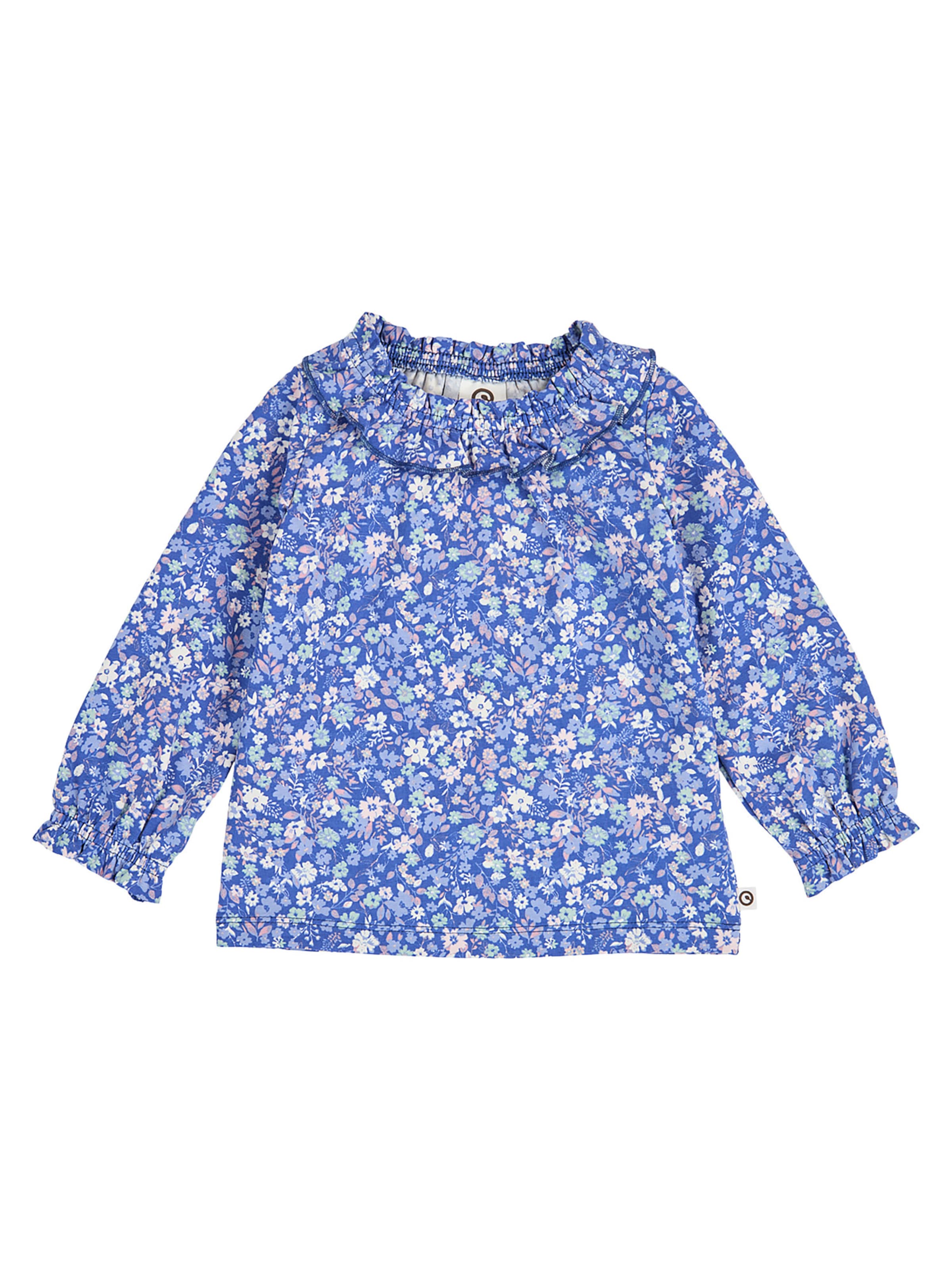 T-Shirt Müsli by GREEN COTTON en bleu : devant