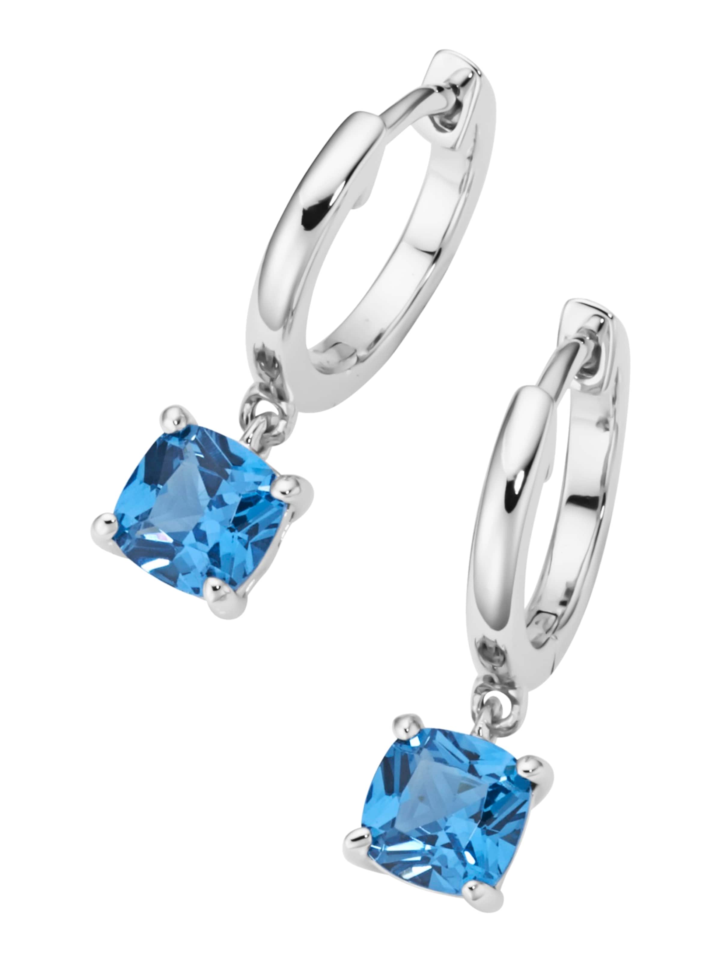 Orecchini di Smart Jewel in blu: frontale