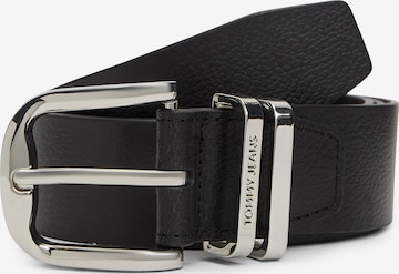 Tommy JeansRemen 'OTIS BUCKLE 4.0' - crna boja: prednji dio