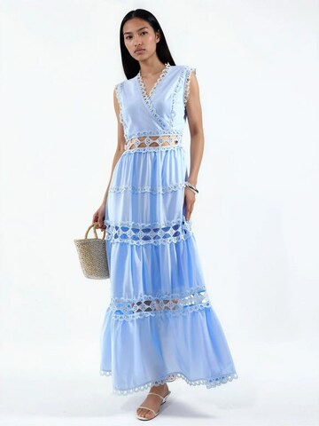 MSN Collection Dress in Blue: front