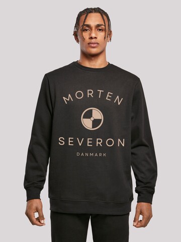 Sweat-shirt 'MORTEN SEVERON' F4NT4STIC en noir : devant