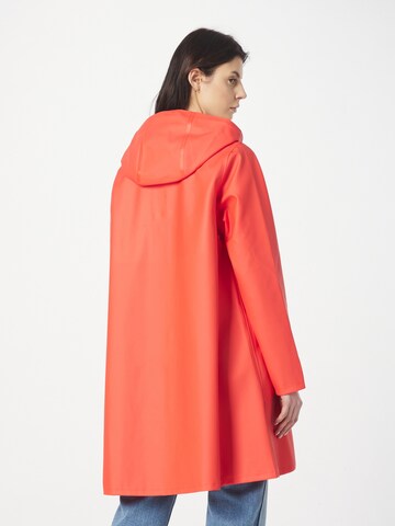 Stutterheim Between-Seasons Coat in Red