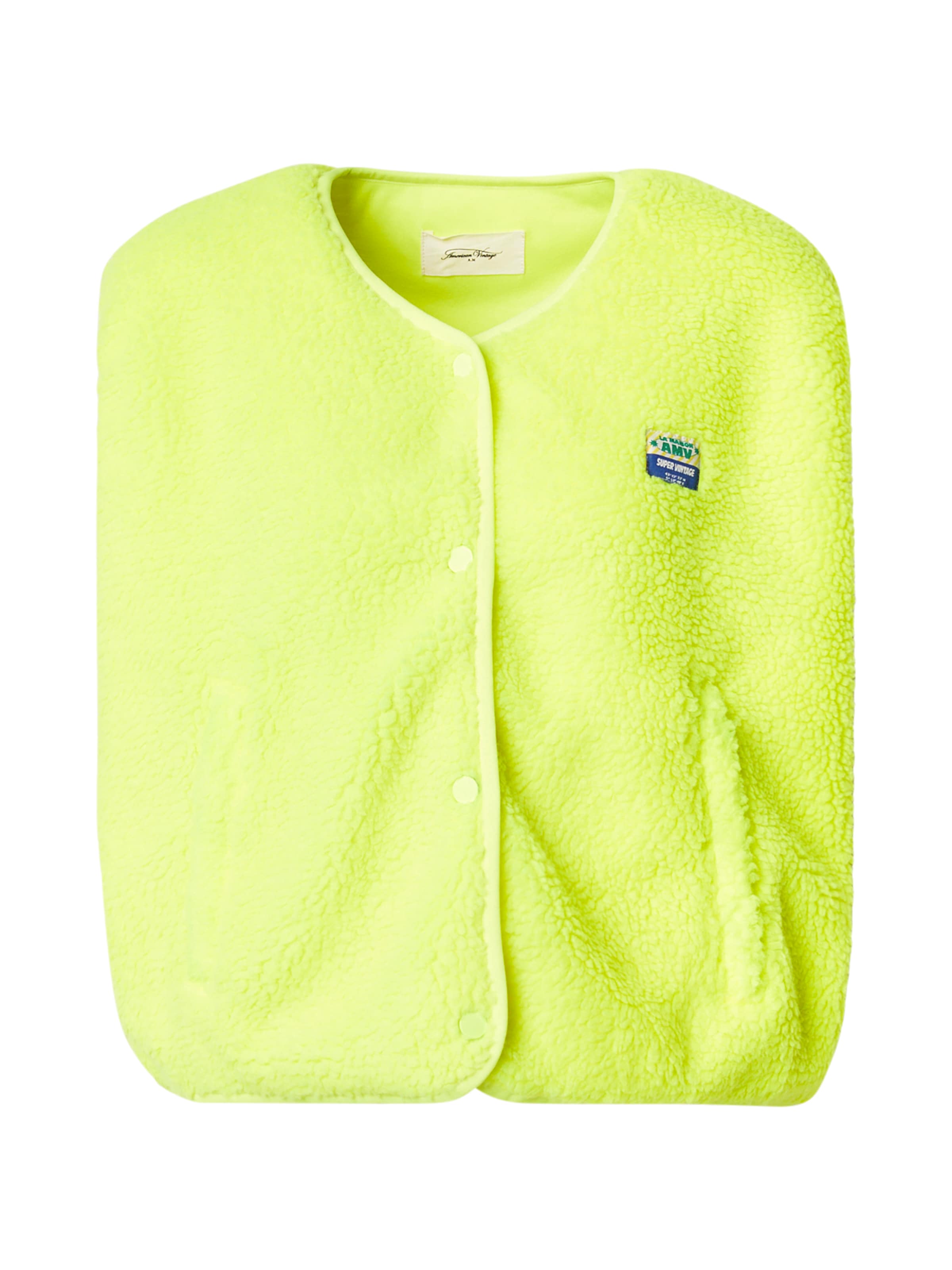 Gilet 'HOKTOWN' AMERICAN VINTAGE en jaune : devant