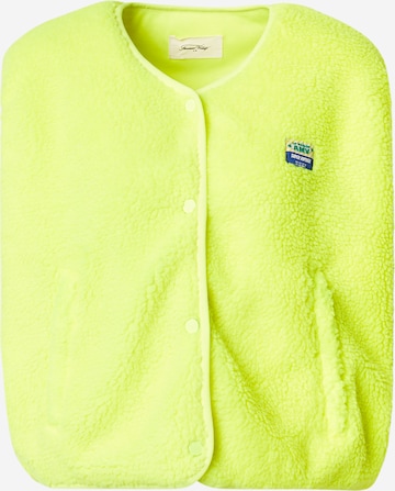 Gilet 'HOKTOWN' AMERICAN VINTAGE en jaune : devant