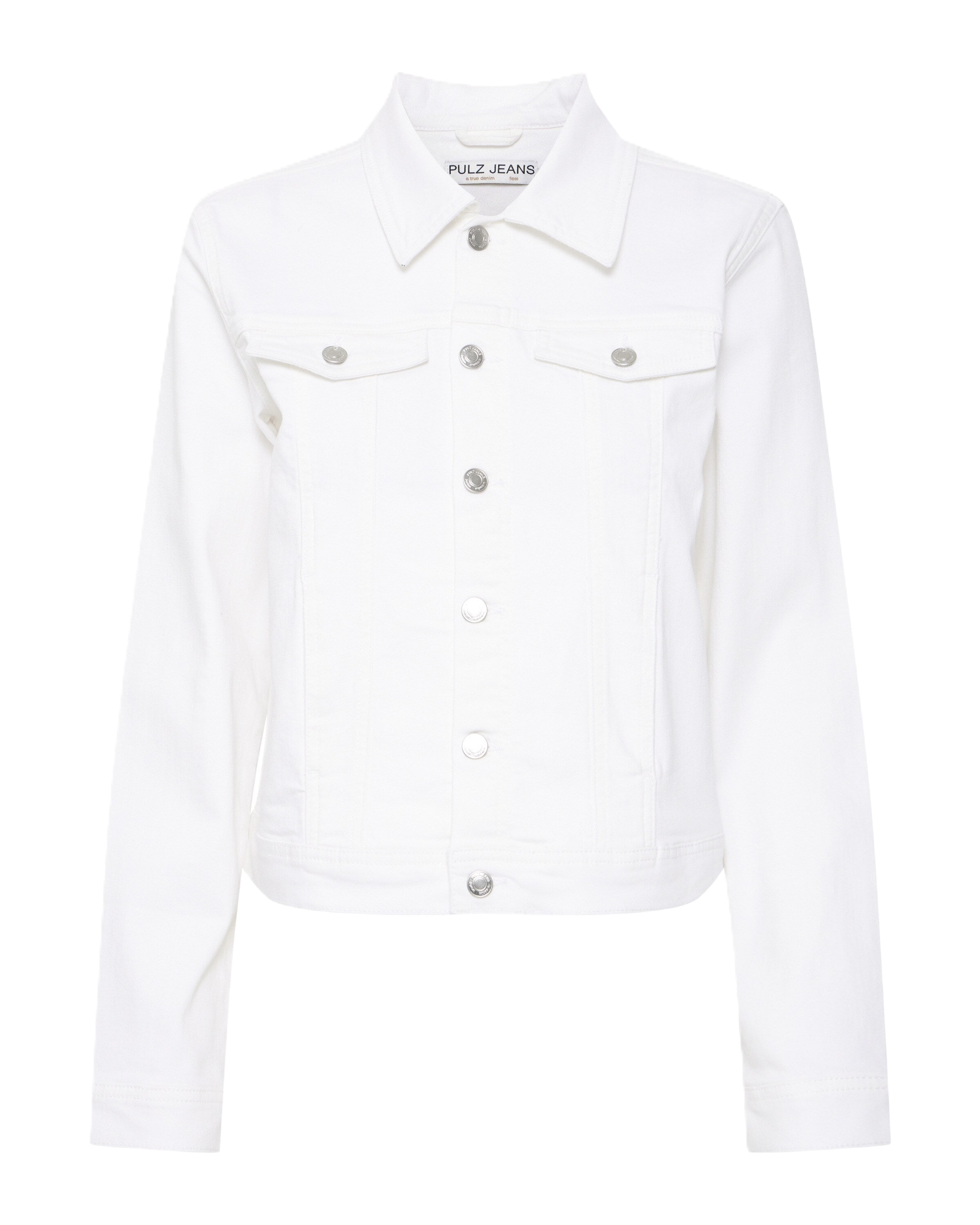 Pulz Tussenjas 'PZKatja' in Wit: voorkant