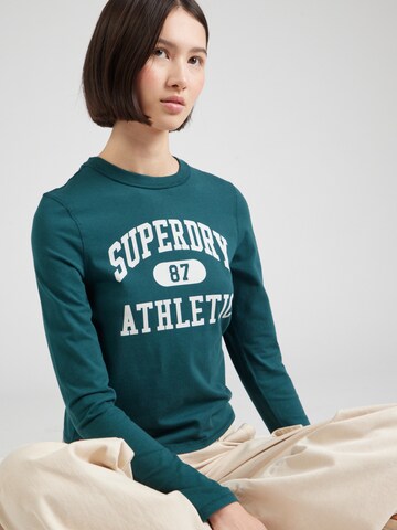 Superdry Shirt 'ATHLETIC' in Green: front
