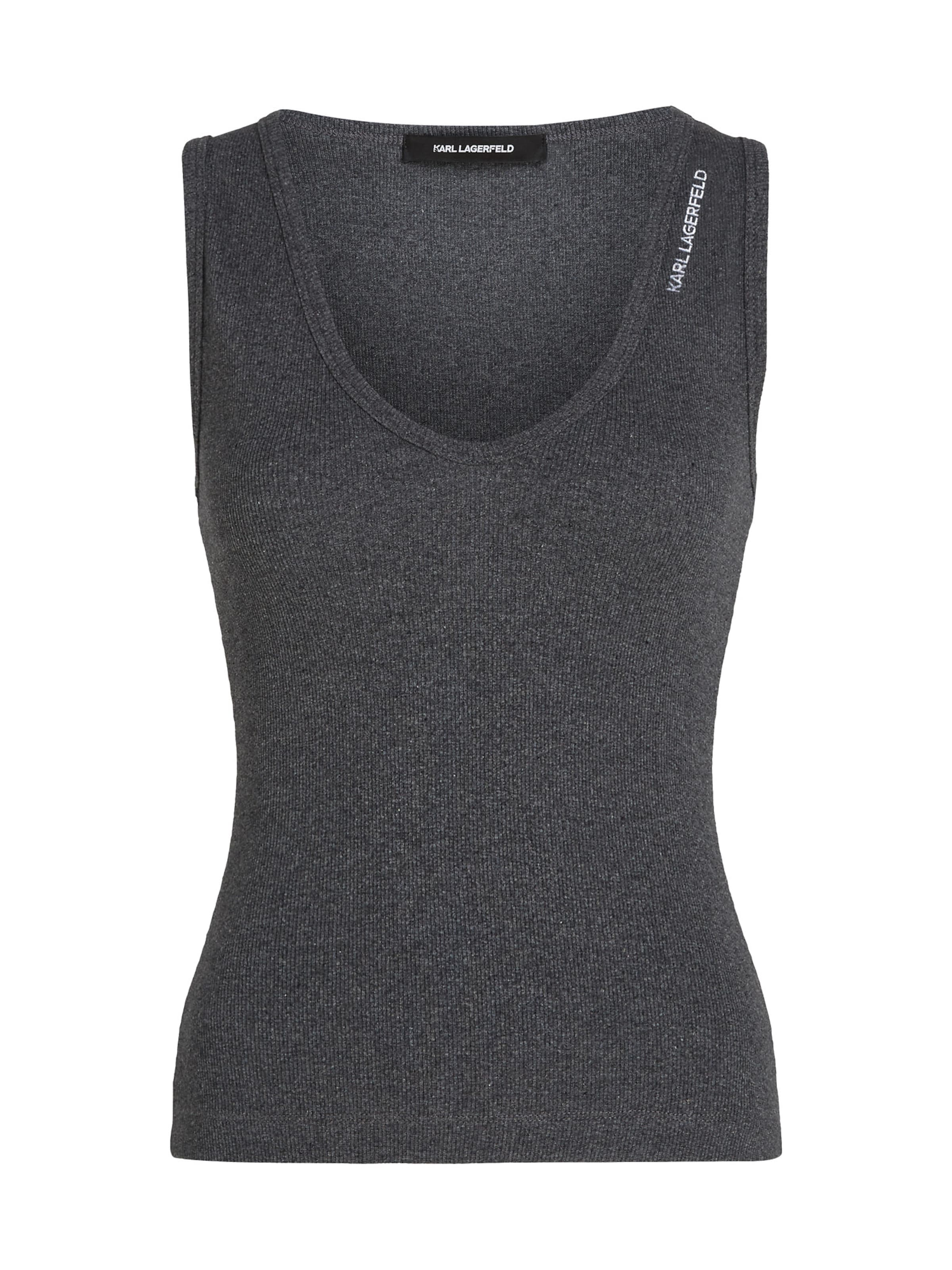 Karl Lagerfeld Top in Grau: Vorderseite