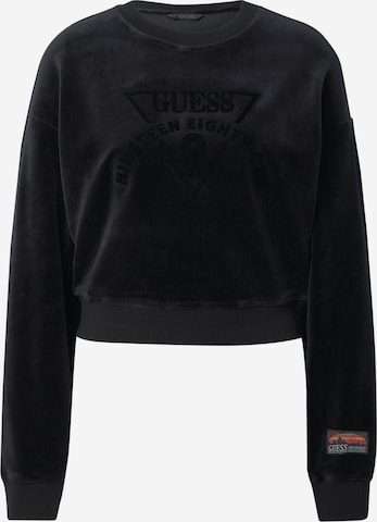 GUESS Пуловер в черно: отпред