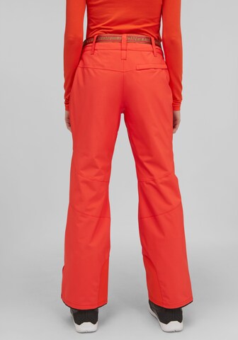 Regular Pantaloni sport de la O'NEILL pe roșu