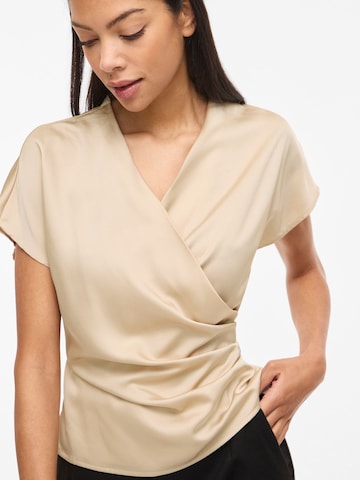 VILA Bluse 'VIElette' i beige