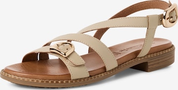 Tamaris Сандали в бежово: отпред