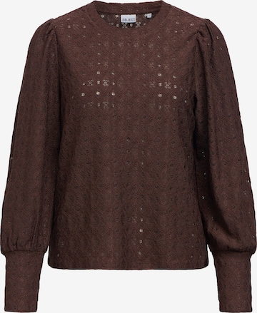 OBJECT Shirt 'Laila' in Braun: Vorderseite