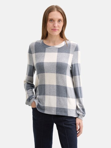 TOM TAILOR Shirt in Blue: front