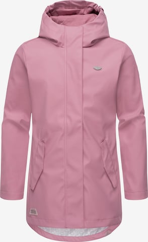 Ragwear Performance Jacket 'Marjanka II' in Pink: front