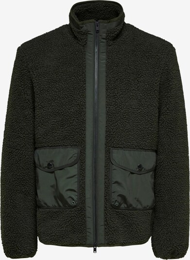 SELECTED HOMME Fleece Jacket 'Snowden' in Dark green, Item view