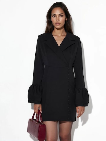 MSN Collection Jurk in Zwart: voorkant