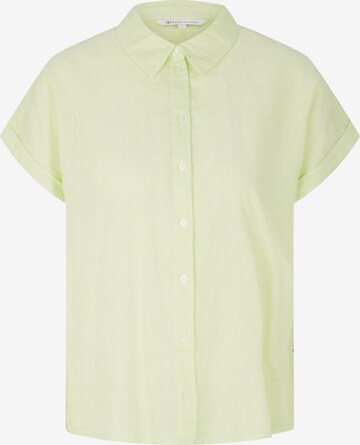 TOM TAILOR DENIM Blouse in Green: front