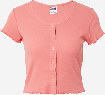 T-shirt Urban Classics en rose : devant