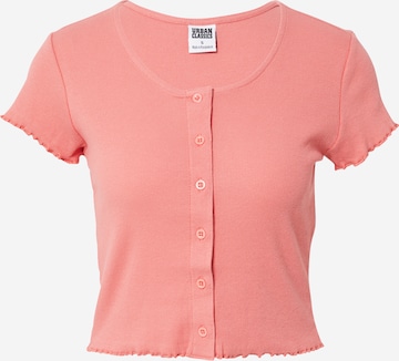 Urban Classics Shirt in Roze: voorkant