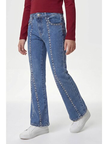 GUESS Flared Jeans in Blue: front