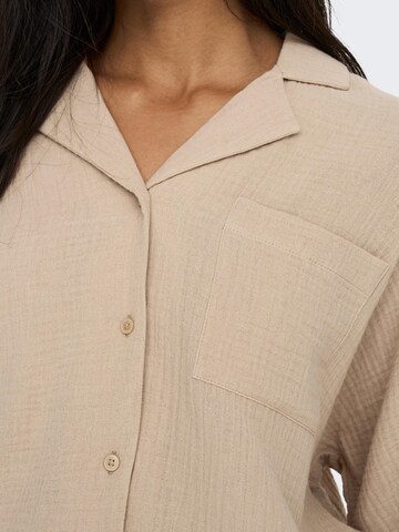 Camicia da donna 'THYRA' di ONLY in beige