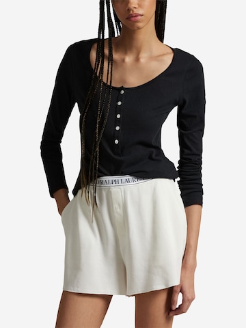 Polo Ralph Lauren Longsleeve ' Whisper Weight Cotton ' in Schwarz