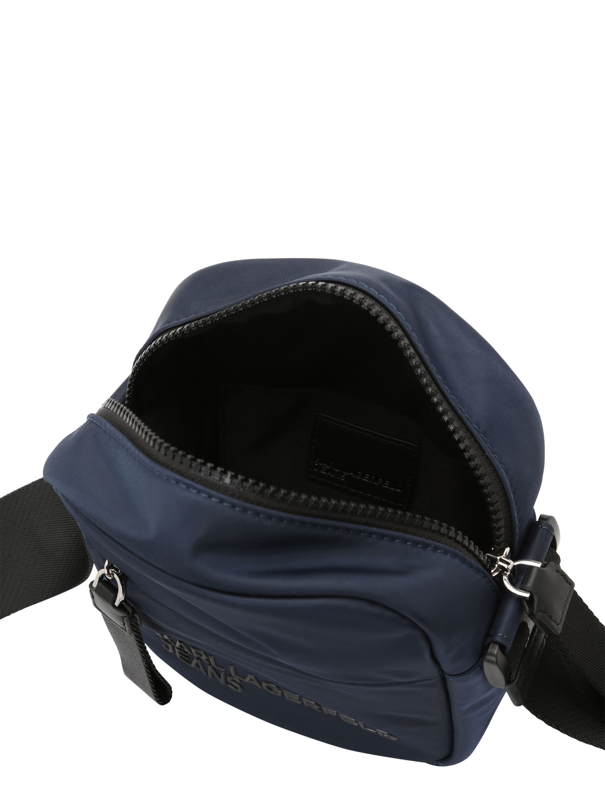 KARL LAGERFELD JEANS Τσάντα ώμου 'ESSENTIAL' σε μπλε: κορυφή