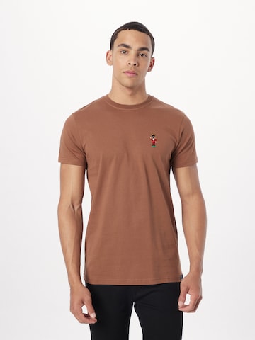 Iriedaily Shirt 'Nutcrax' in Brown: front
