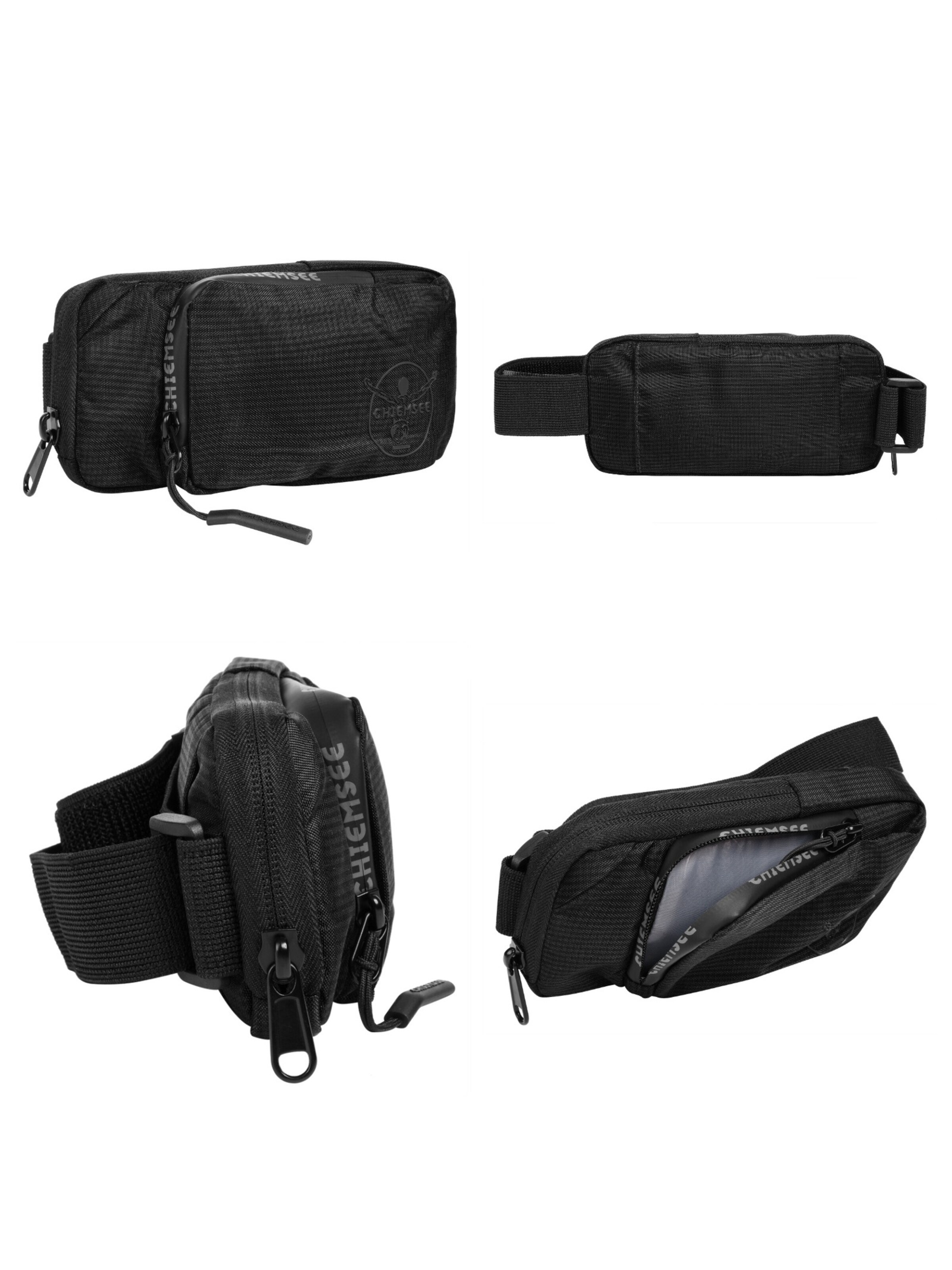 CHIEMSEE Fanny Pack 'LIGHT N BASE' in Black